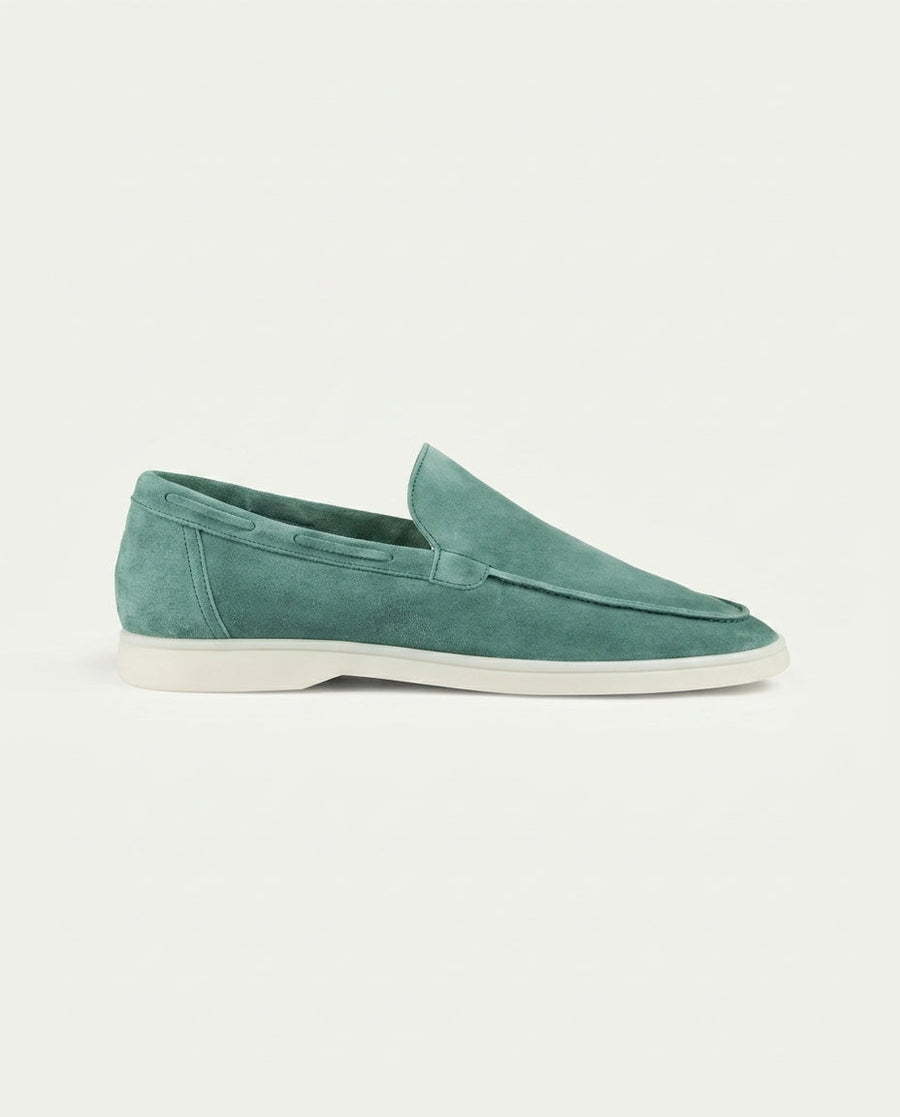 Classic Suède Loafer Apple Blue