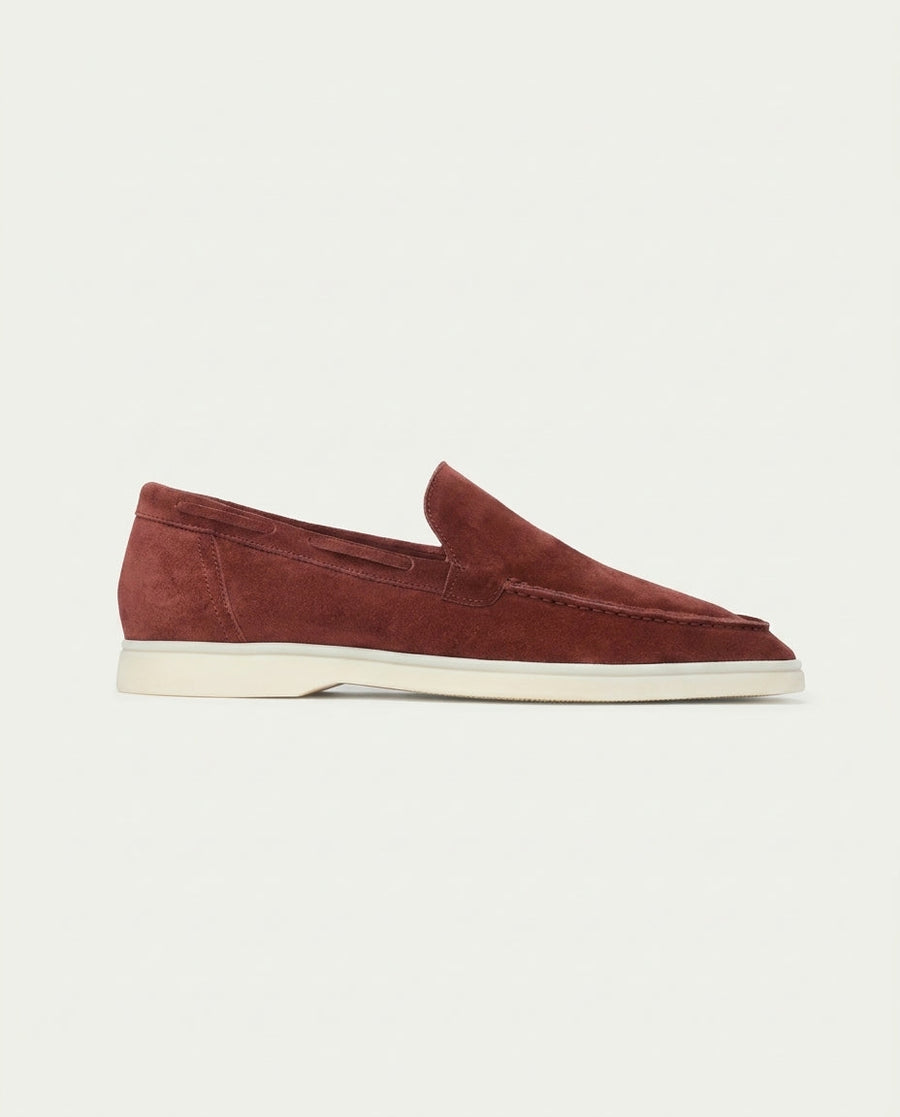 Classic Suède Loafer Bordeaux