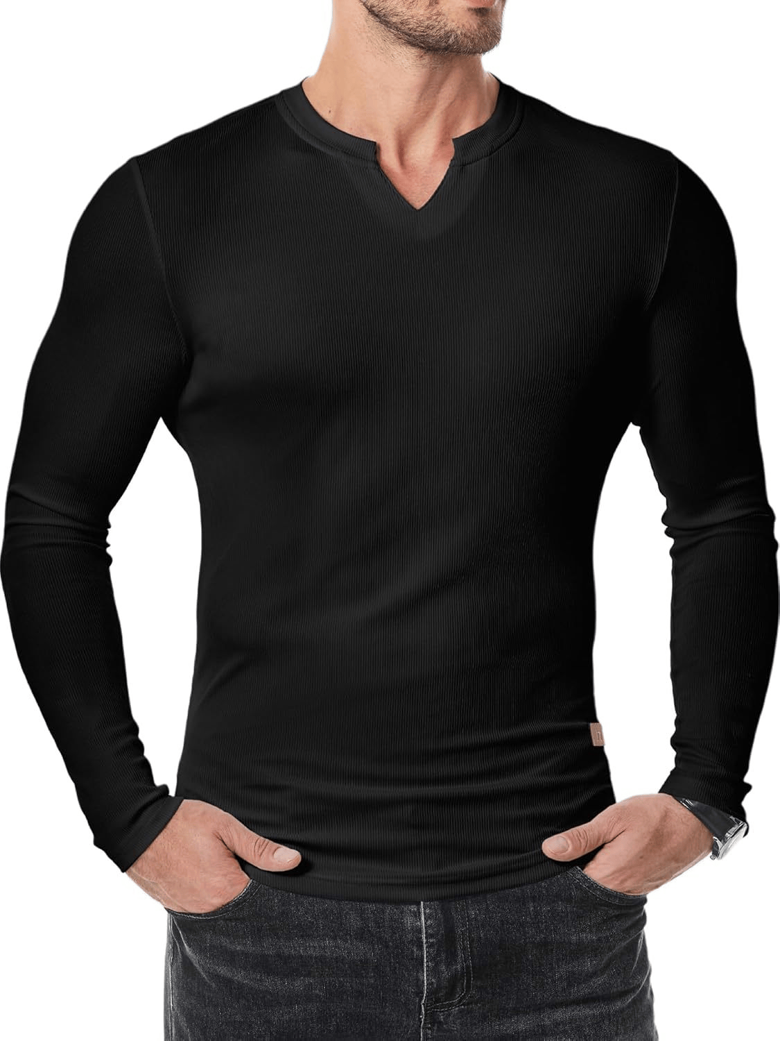 DONACCI Notch-Neck Shirt