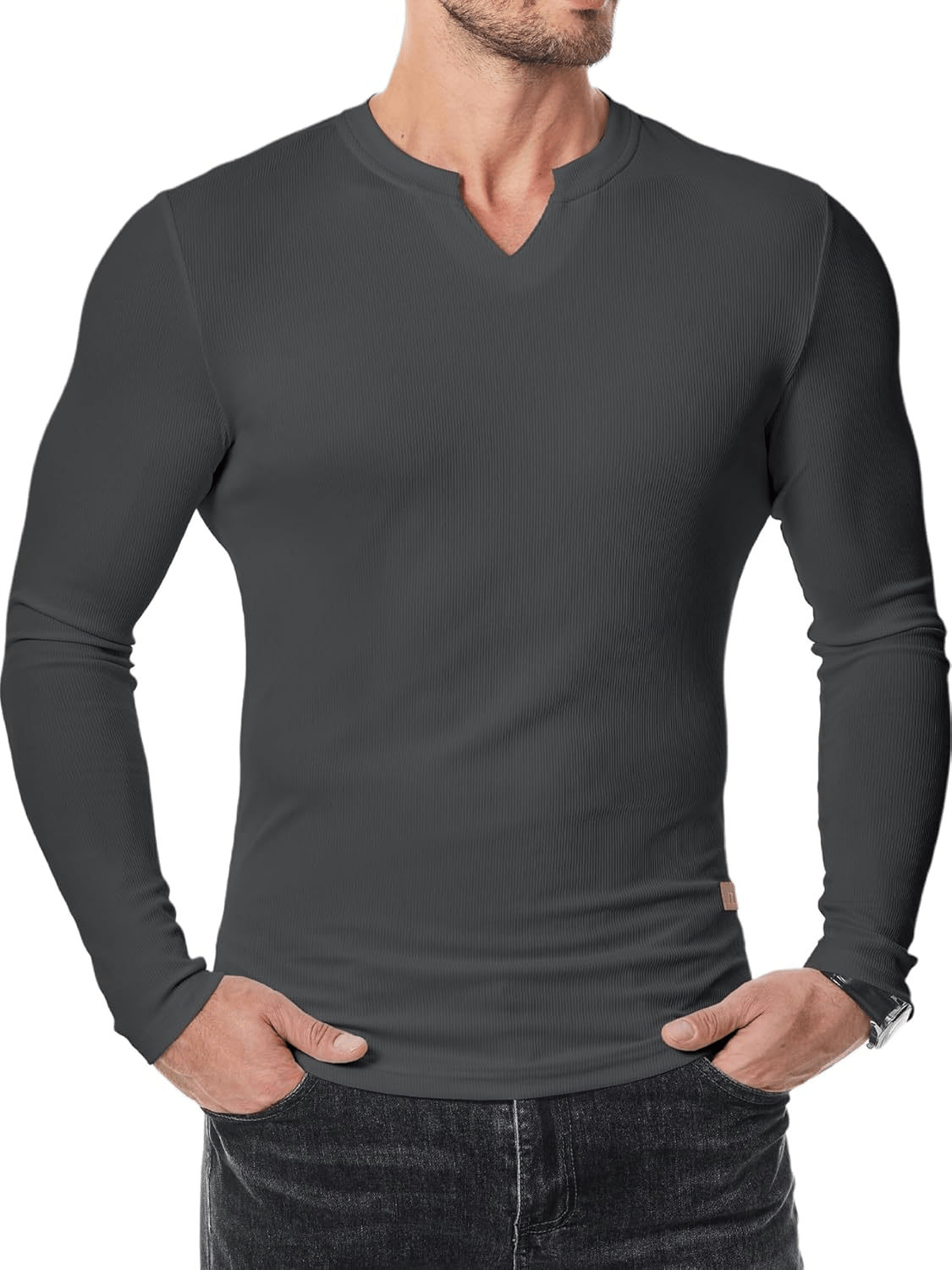 DONACCI Notch-Neck Shirt