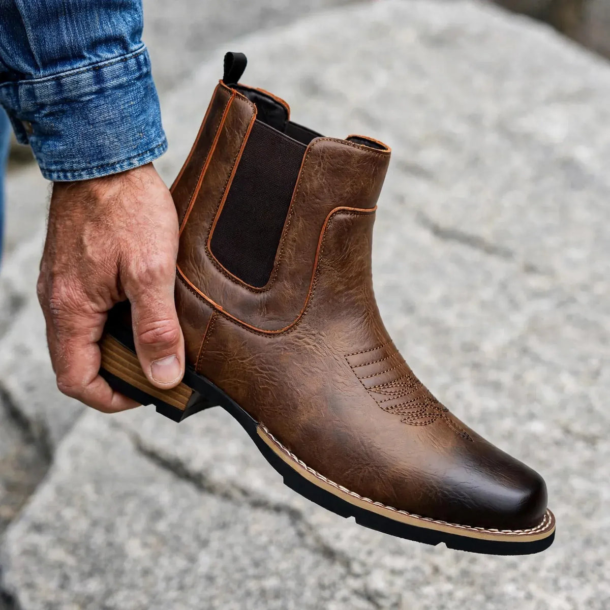 DONACCI Western Chelsea Boots