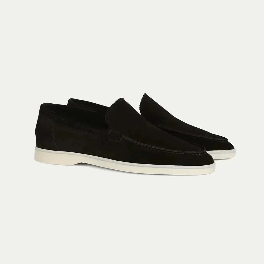 Classic Suède Loafer Black