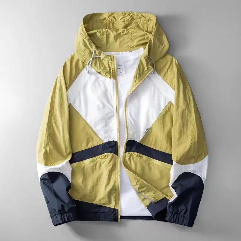 DONACCI Paneled Windbreaker