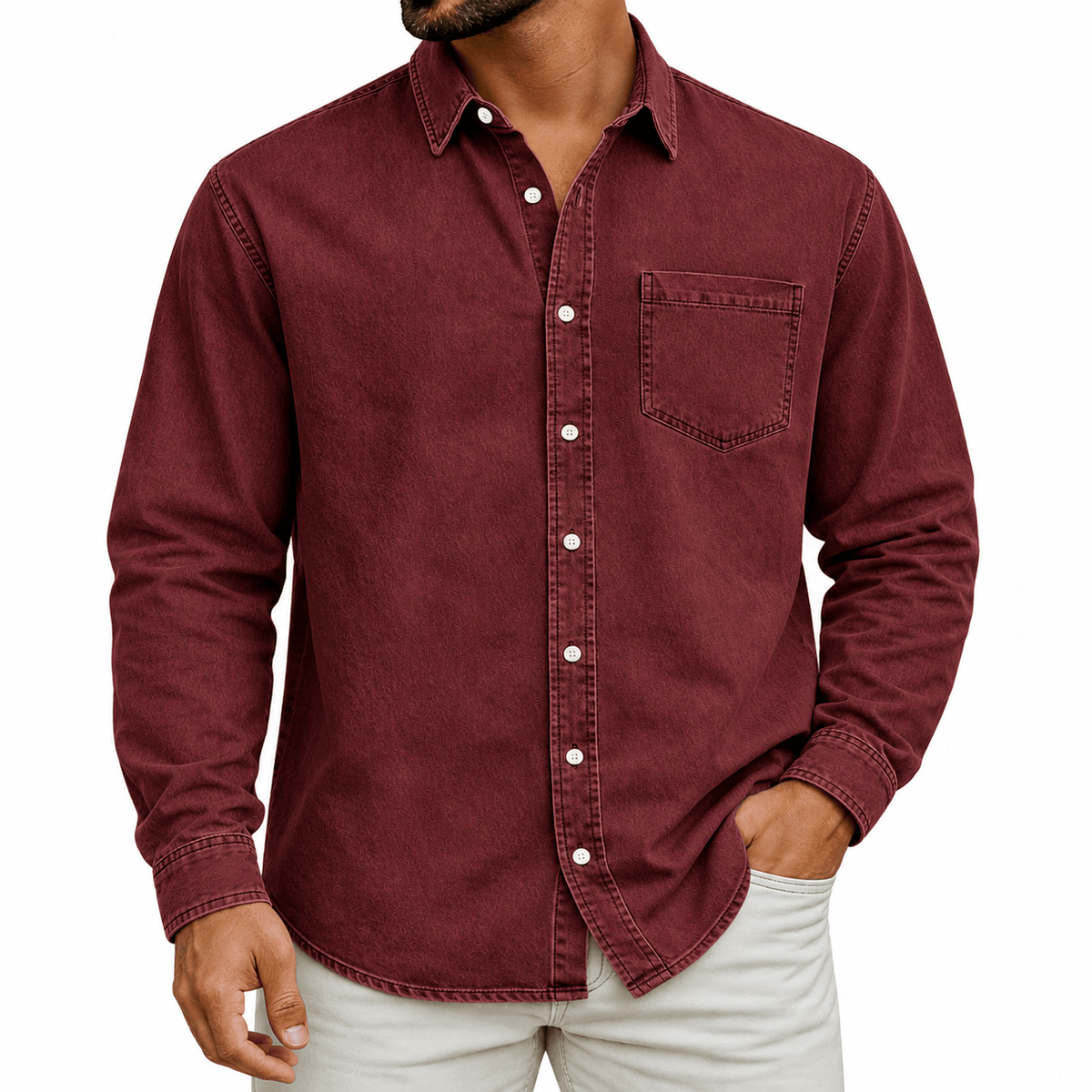 DONACCI Washed Denim Shirt