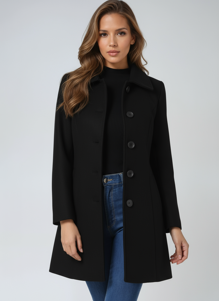 Josephine | Single Breasted Winter Trench Coat