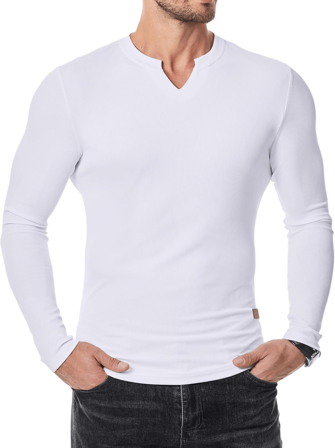 DONACCI Notch-Neck Shirt