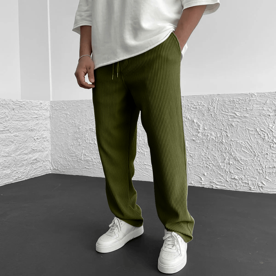 DONACCI Rib-Knit Trousers