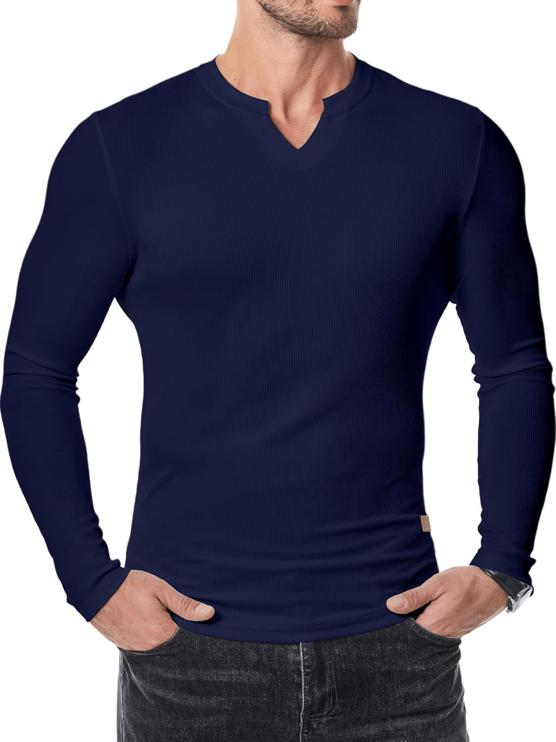 DONACCI Notch-Neck Shirt