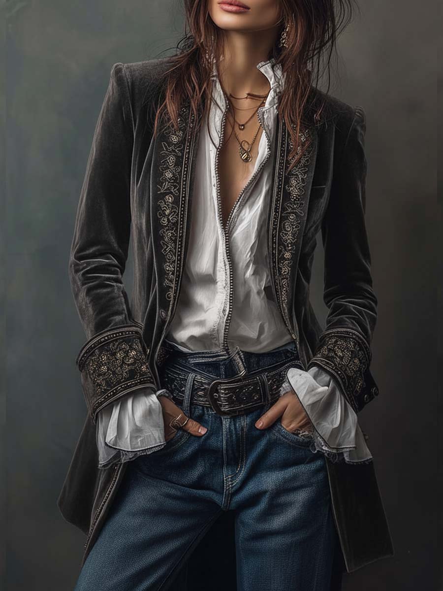 Women’s Long Vintage Jacket