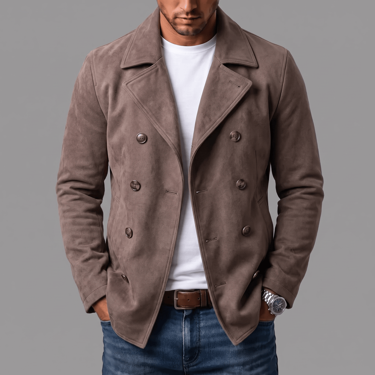 DONACCI Suede Coat