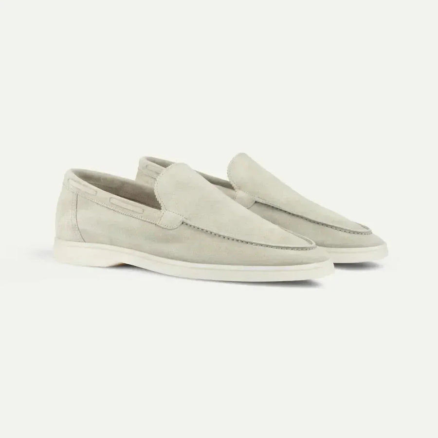 Classic Suède Loafer Creme