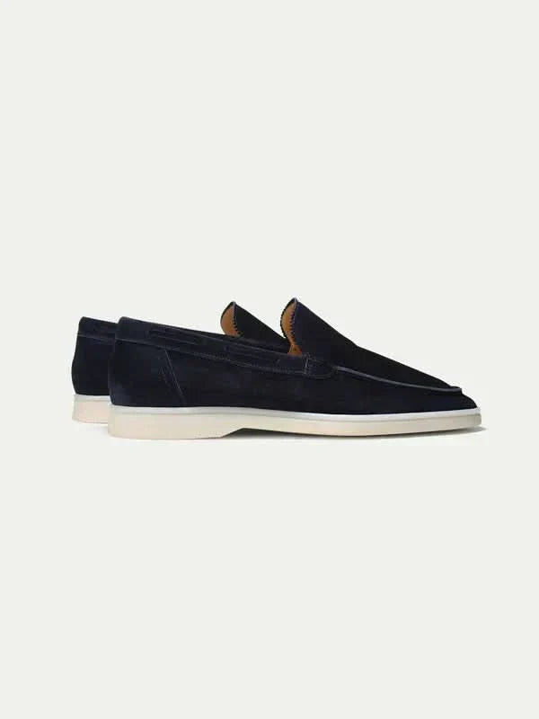 Classic Suède Loafer Navy Blue